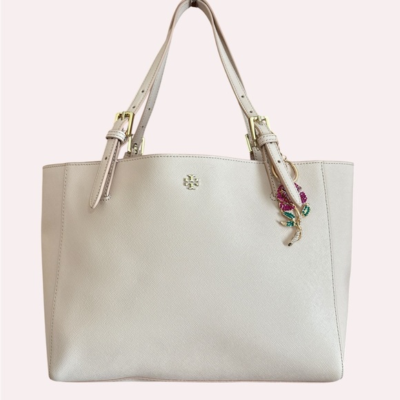 Tory Burch Emerson Blush Pink Tote Bag EUC - Picture 2 of 16